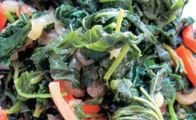 Zeytinyağlı kömeç otu kavurması