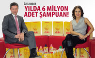 Yılda 6 milyon adet şampuan!