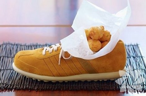 Yemeğinizi ayakkabıda alır mısınız? 